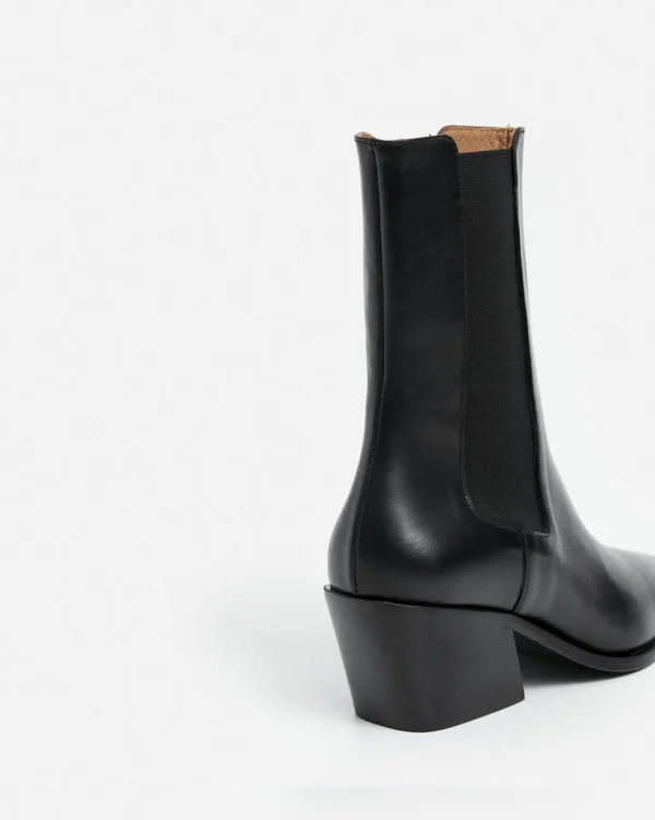 Boots^Flattered Sandra Leather Black