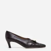 Heels^Flattered Tamara Leather Burgundy