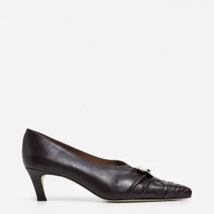 Heels^Flattered Tamara Leather Burgundy