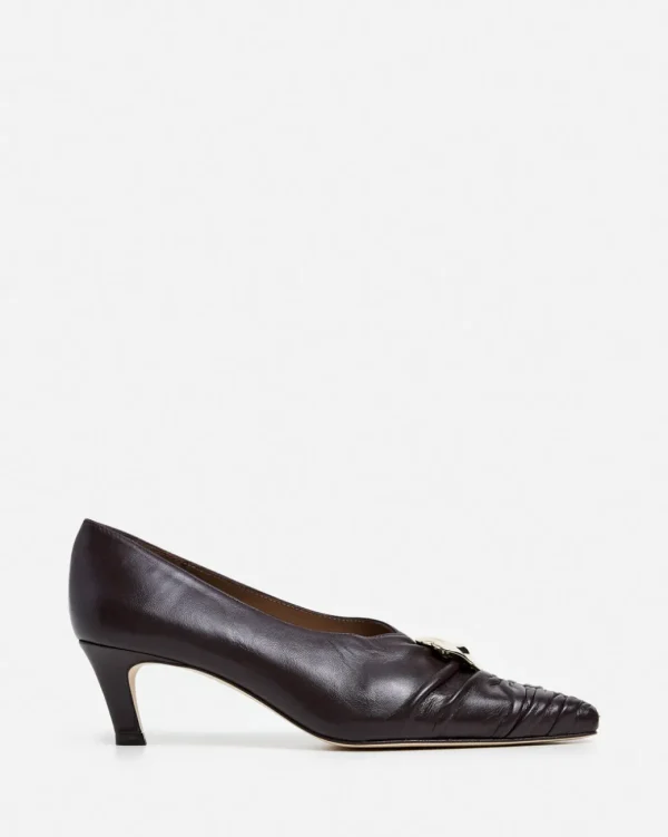 Heels^Flattered Tamara Leather Burgundy