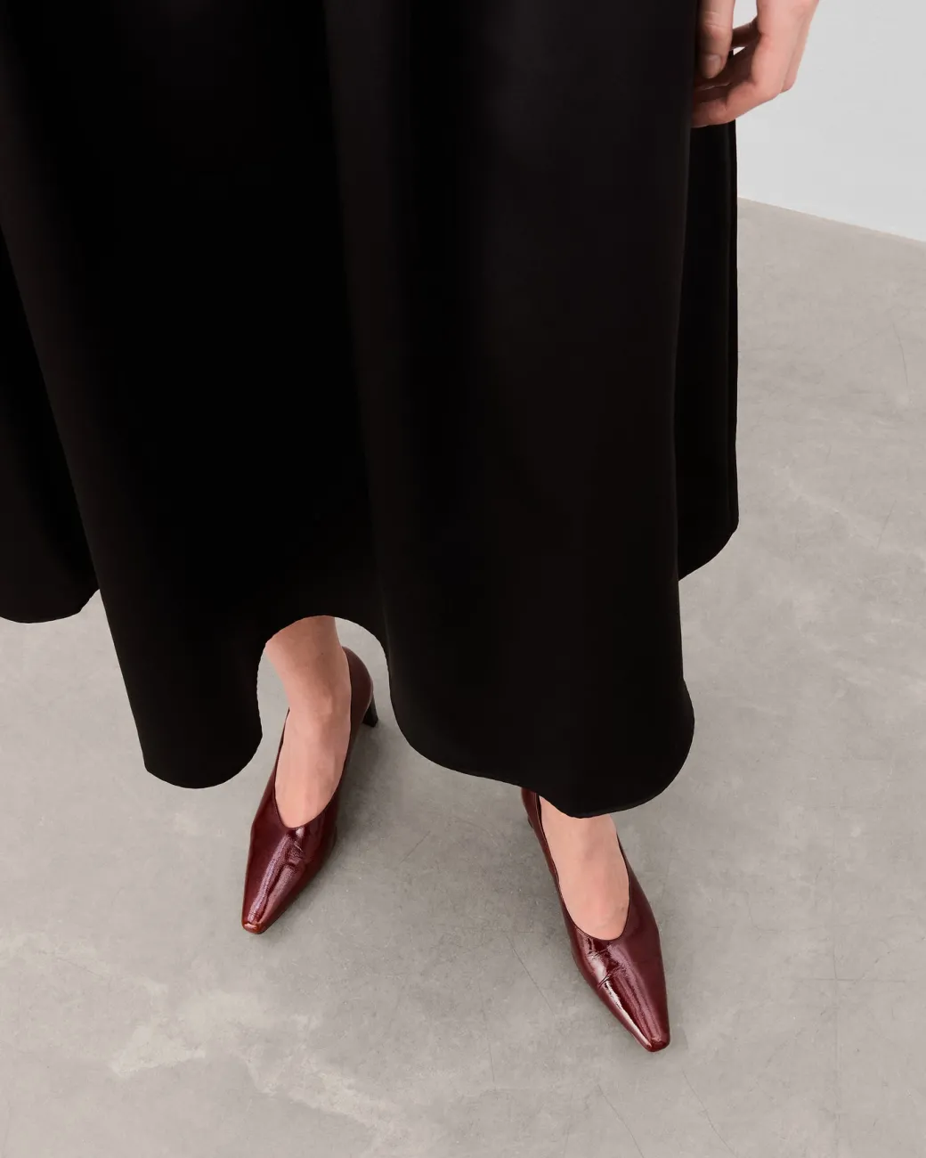 tove_leather_patent_brick_2.webp Heels^Flattered Tove Leather Brick Red Patent