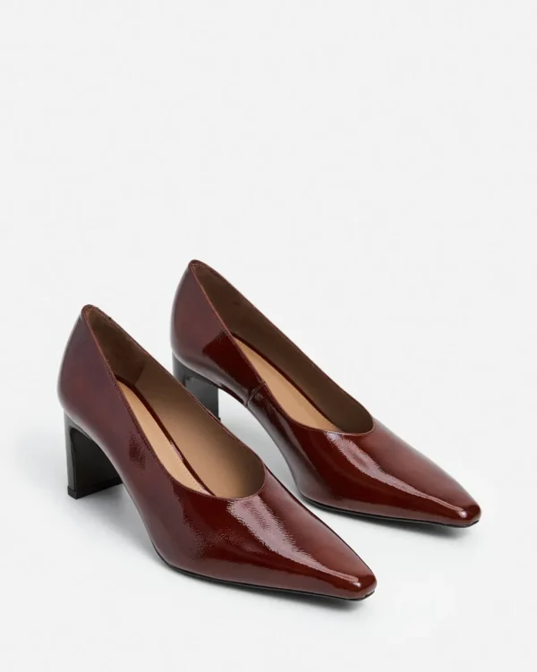 Heels^Flattered Tove Leather Brick Red Patent