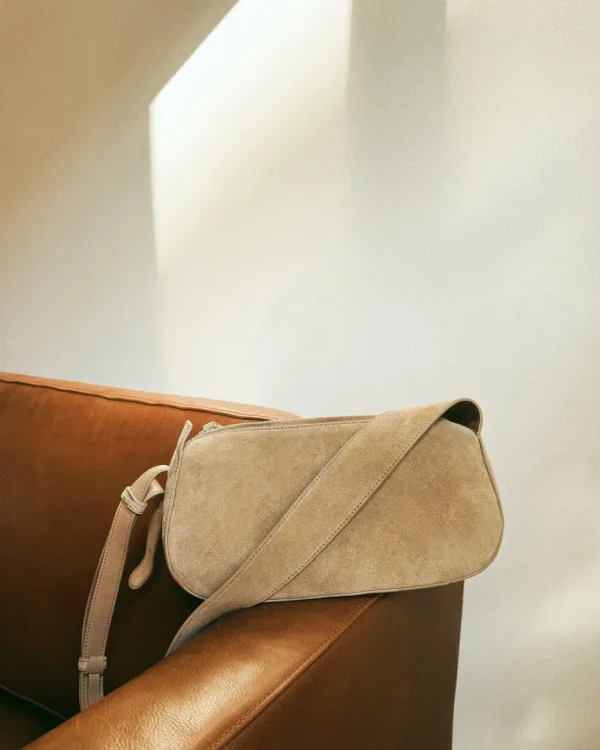Shoulder Bags | Crosshoulder Bag^Flattered Tuna Shoulder Bag Suede Sand