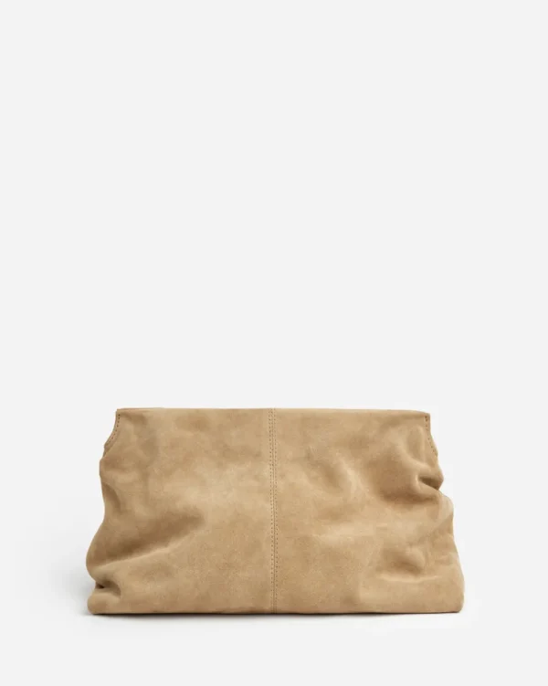 Clutch Bags^Flattered Clay Clutch Suede Sand