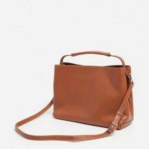 Top Handle Bags | Tote Bags^Flattered Harper Grande Handbag Leather Cognac