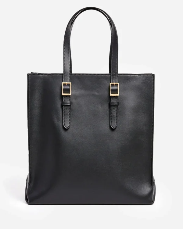 Top Handle Bags | Tote Bags^Flattered Kristine Tote Leather Black
